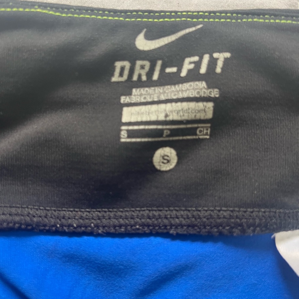 Nike Vibrant Blue and Black Leggings - Picture 3 of 3